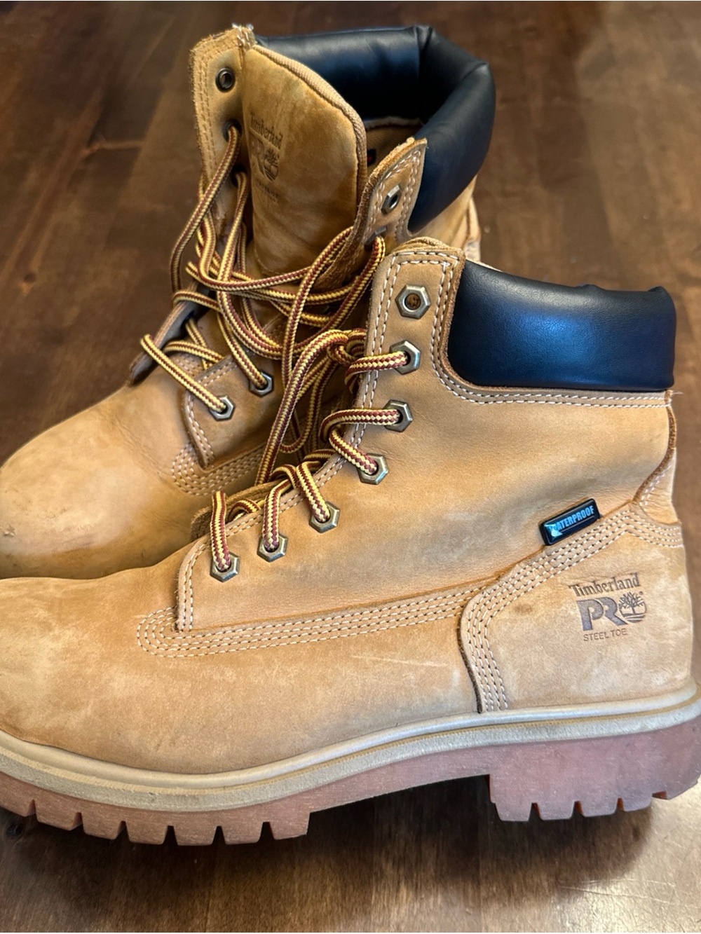 Timberland Pro Women's Steel Toe Waterproof Work Boots Slip Resistant Size 9